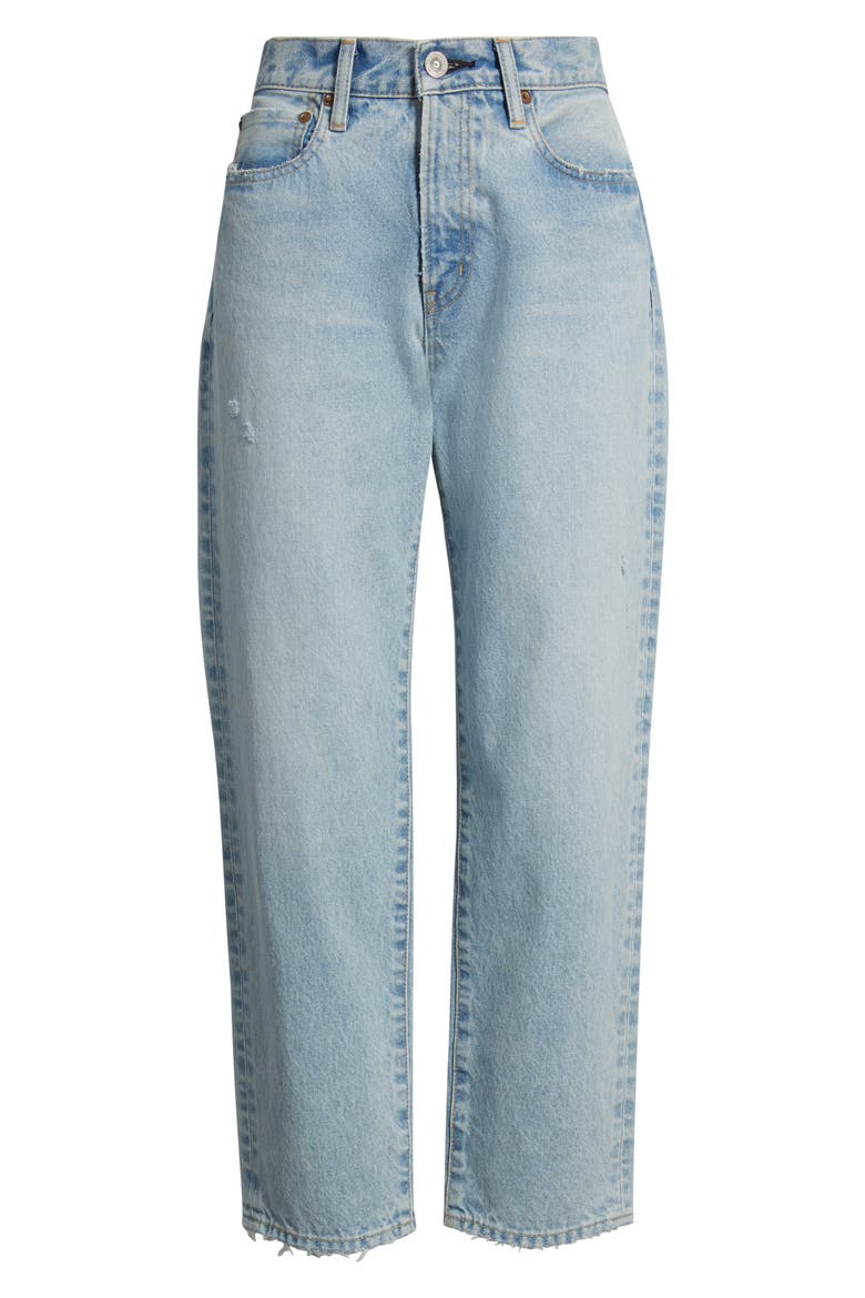 Elko Distressed Straight Leg Jeans, Alternate, color, LIGHT BLUE