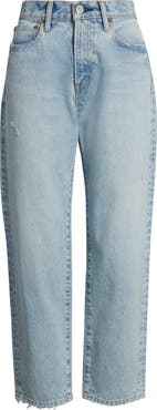 MOUSSY VINTAGE Elko Distressed Straight Leg Jeans