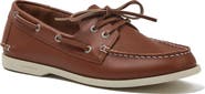 Lands' End Comfort Leather Slip On Boat Shoes