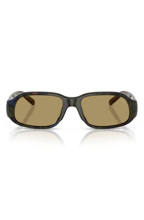 55mm Oval Sunglasses