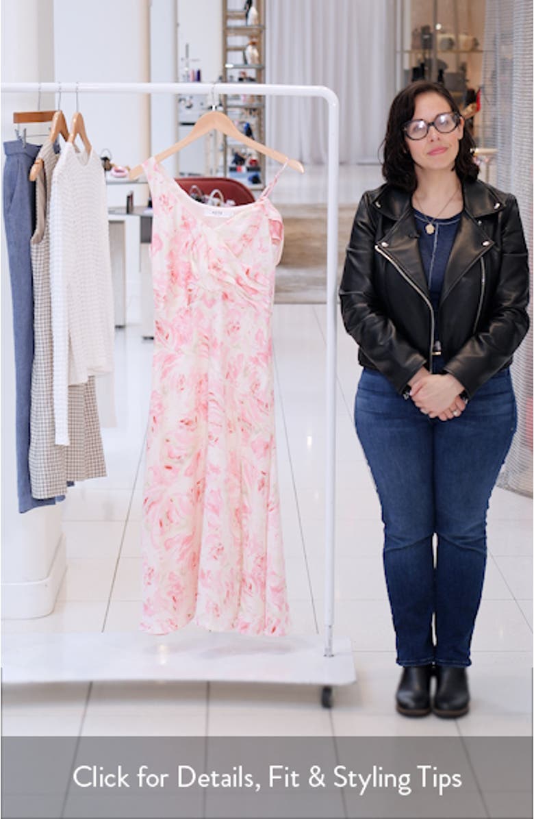 Floral Asymmetric Dress, sales video thumbnail