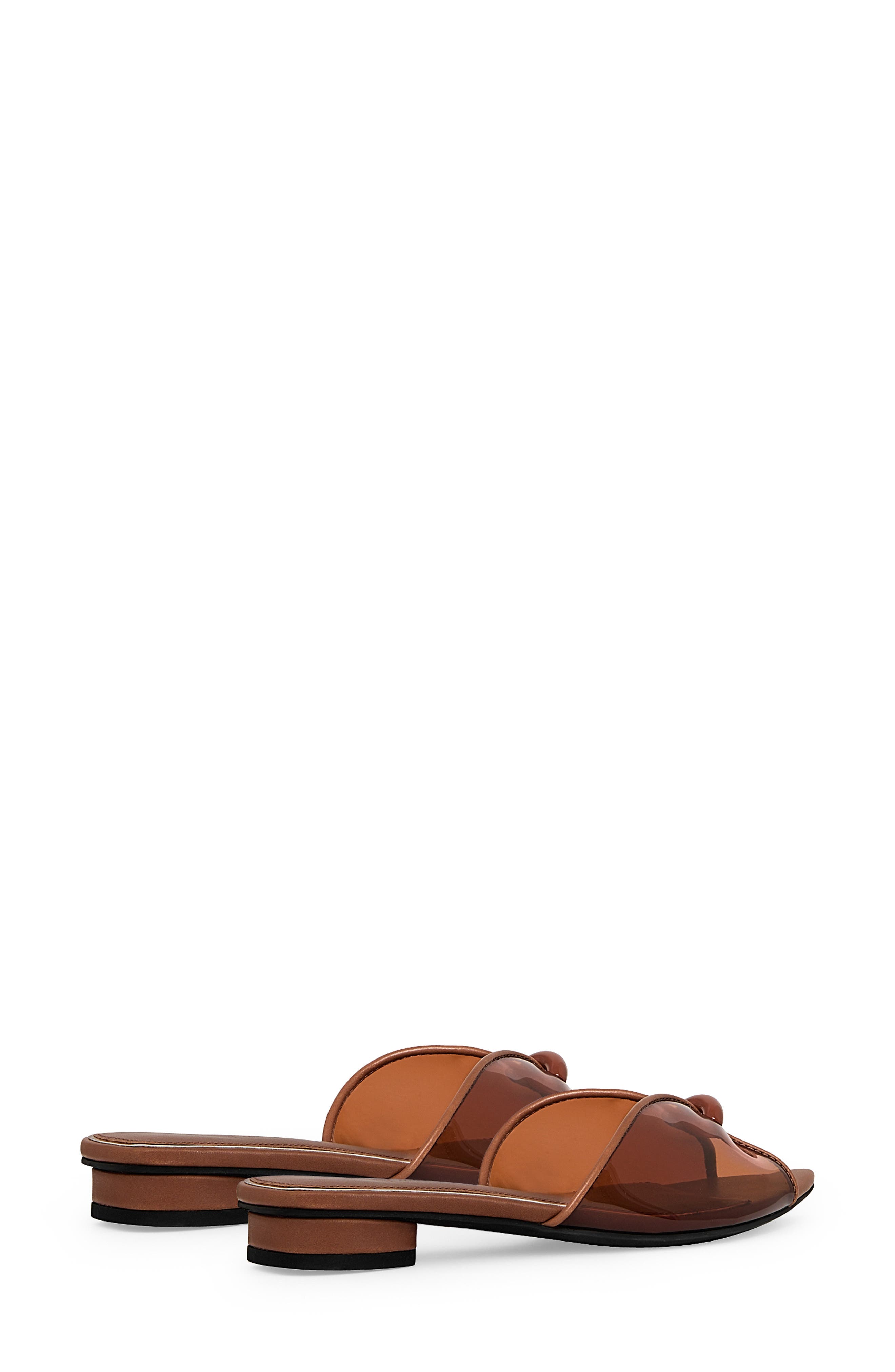 Rebecca Minkoff Paris Jelly Pointed Toe Slide Sandal, Alternate, color, Tawny