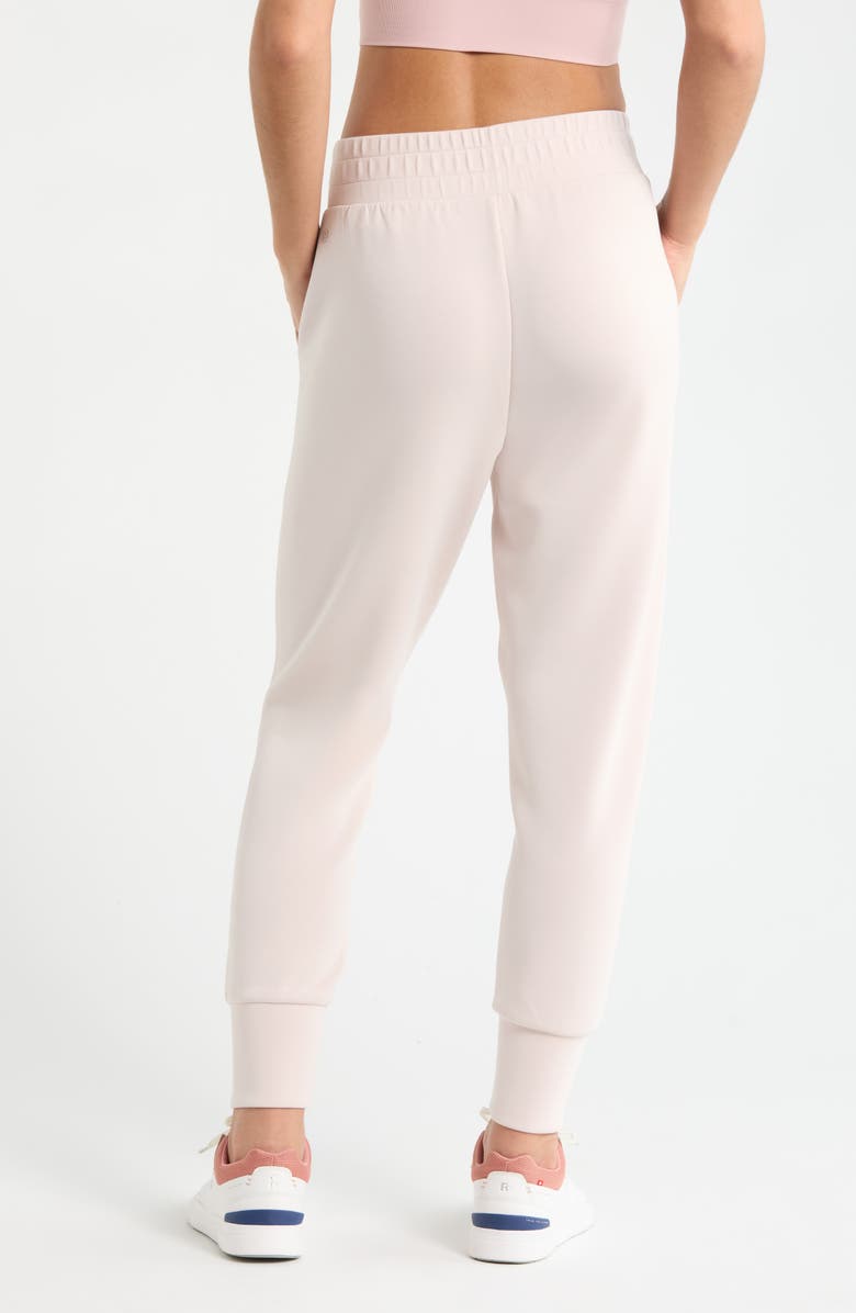 Zella Soft Luxe High Waist Joggers, Alternate, color, Pink Hush
