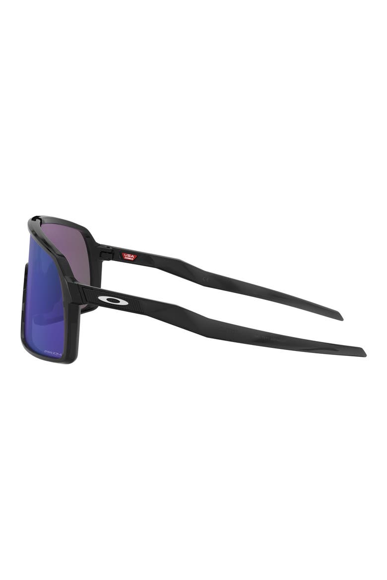 Sutro Prizm 60mm Shield Sunglasses, Alternate, color, BLACK / TEAL