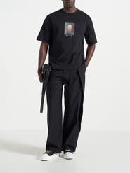 Manière De Voir Anders Cafe Terrace At Night Cotton T-Shirt