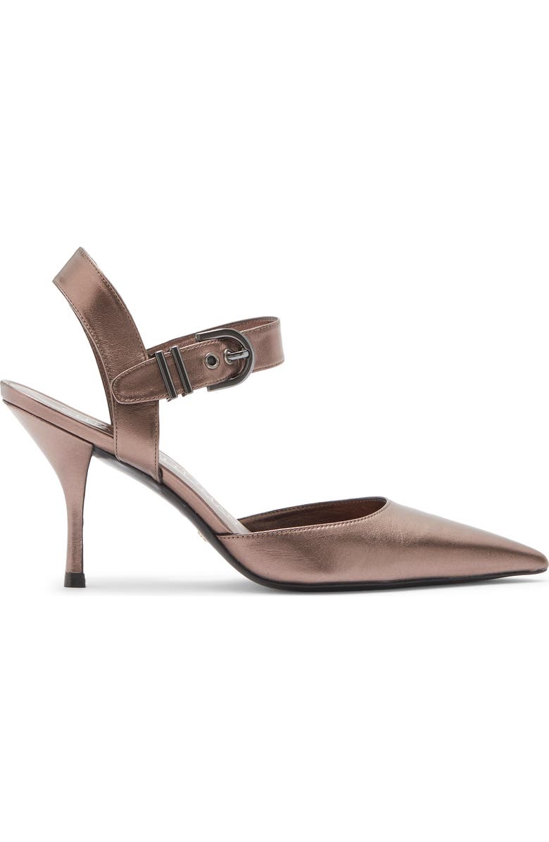 Stuart Weitzman Maverick Pointed Toe Pump, Alternate, color, Pyrite
