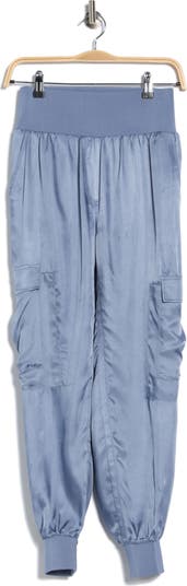 Giles Cupro Crop Cargo Joggers