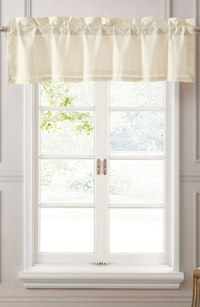 Bebejan Woven Valance Curtain, Main, color, White