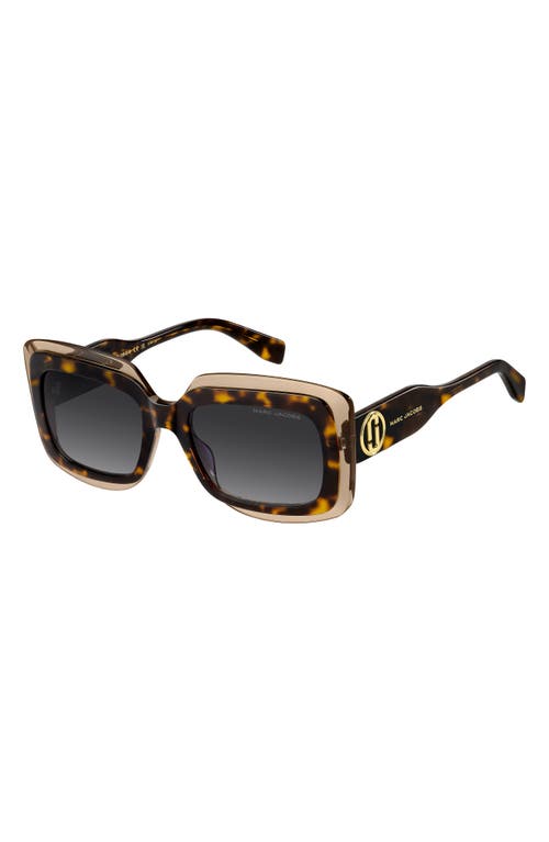 Marc Jacobs 54mm Rectangular Sunglasses In Multi