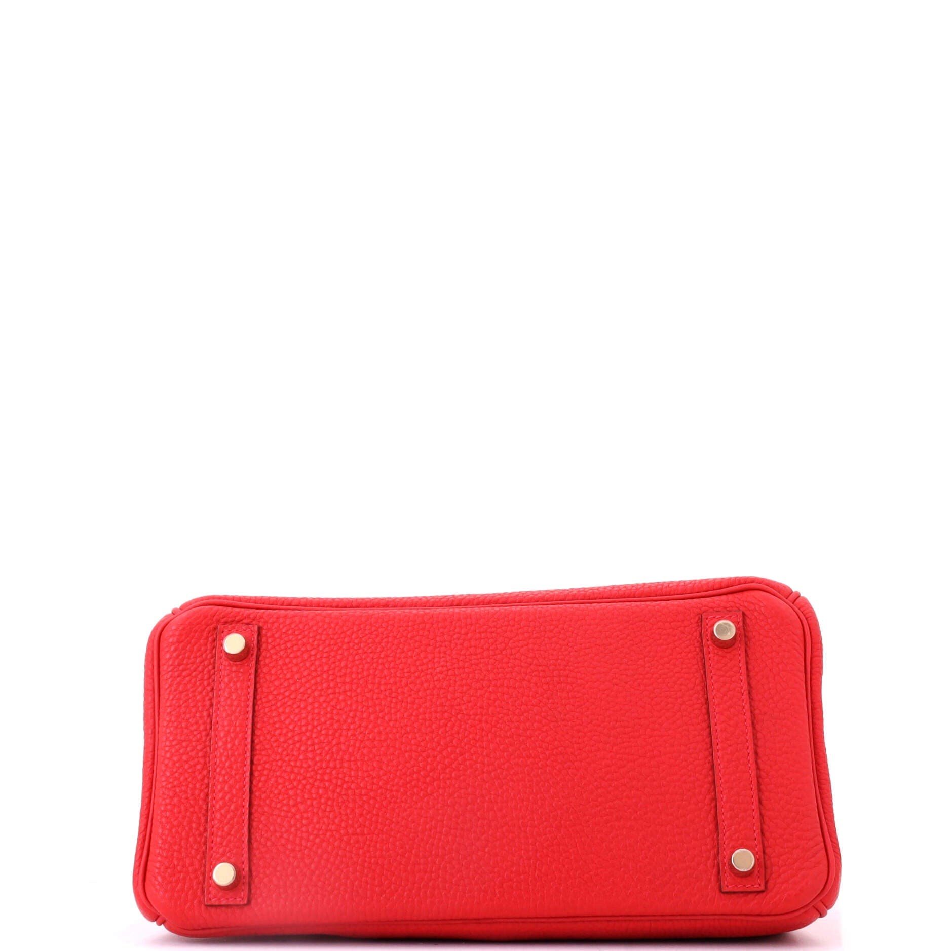 Pre-Owned Hermes Birkin Handbag Red Togo with Gold Hardware 30, Alternate, color, Rouge Casaque