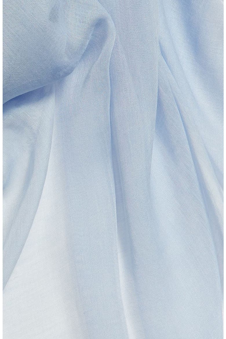 Modal & Silk Scarf, Alternate, color, BLUE BRUNNERA COMBO