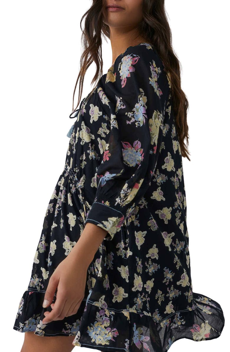 Free People Camella Floral Print Minidress, Alternate, color, 