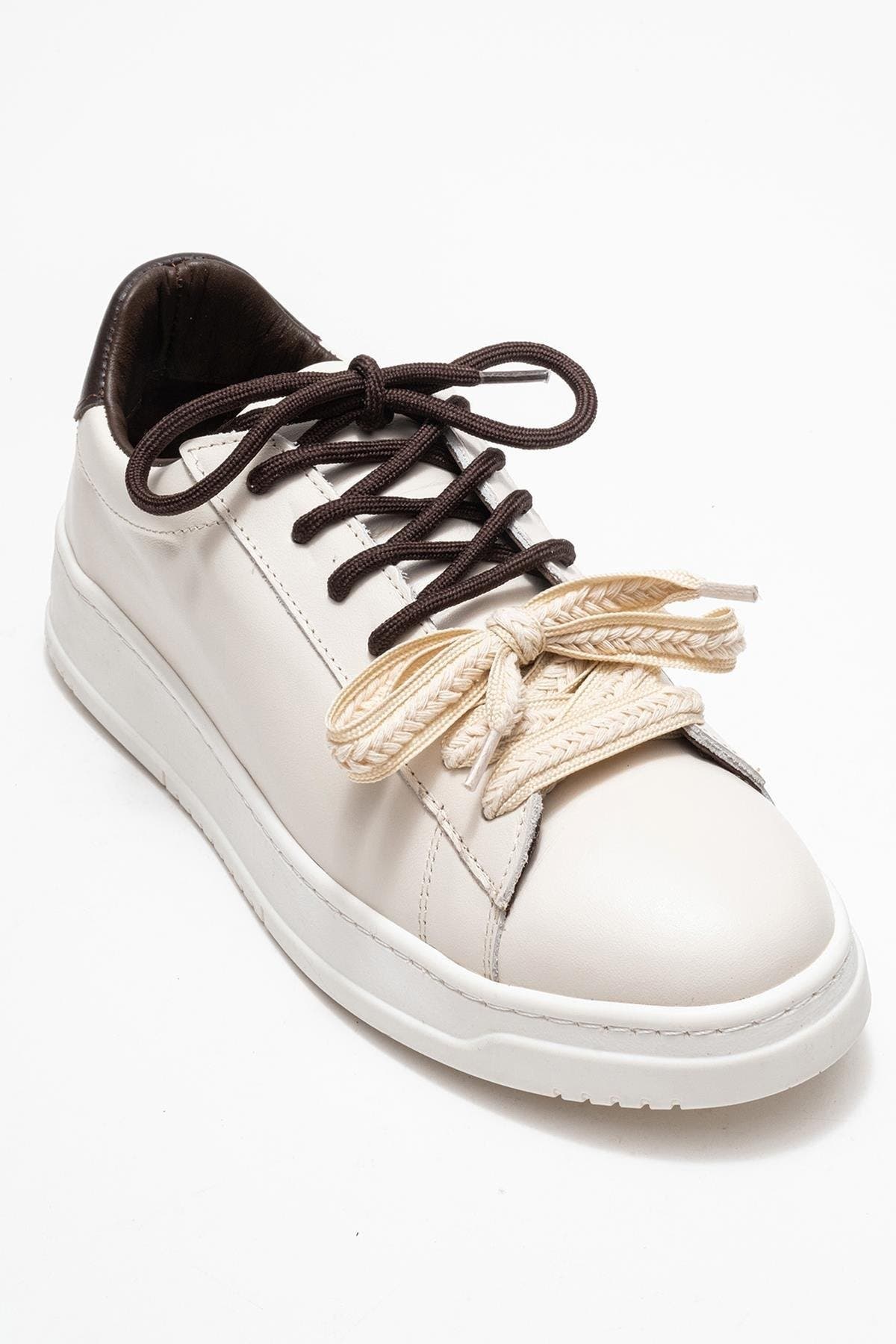 Warron Leather Sneakers, Alternate, color, Beige Leather