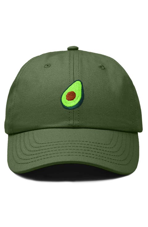Avocado Embroidered Food Hat