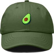 Dalix Avocado Embroidered Food Hat