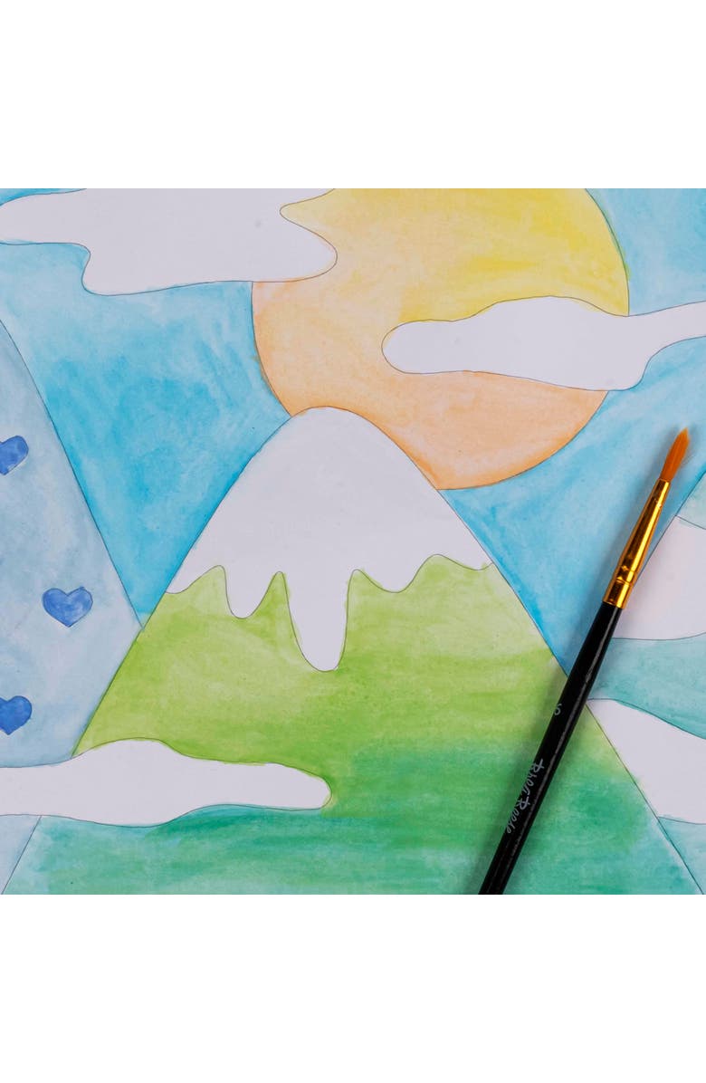 Brea Reese Vivid Vivid by Brea Reese Mixed Media Coloring Pad, Boho, 24 Shaped Sheets, Alternate, color, 