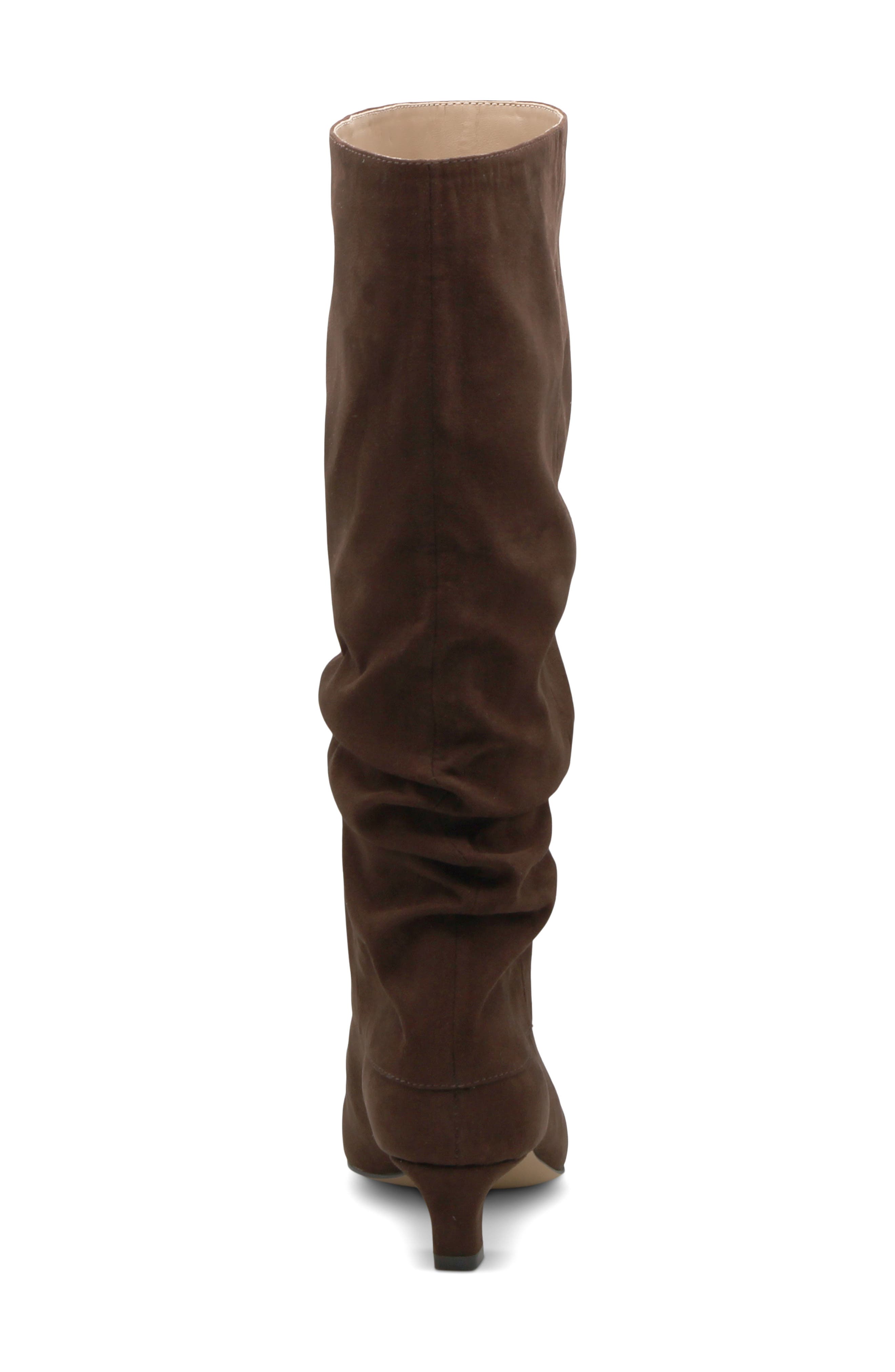 Access Slouch Pointed Toe Kitten Heel Boot, Alternate, color, JAVA