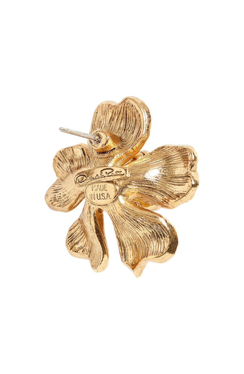 Oscar de la Renta Cherry Blossom Stud Earrings, Alternate, color, 