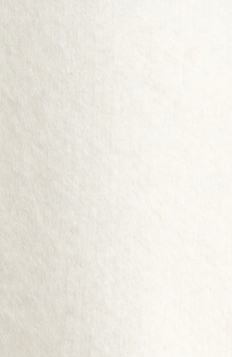 Anne Klein Wing Collar Sweater Coat, Alternate, color, White Dove Heather