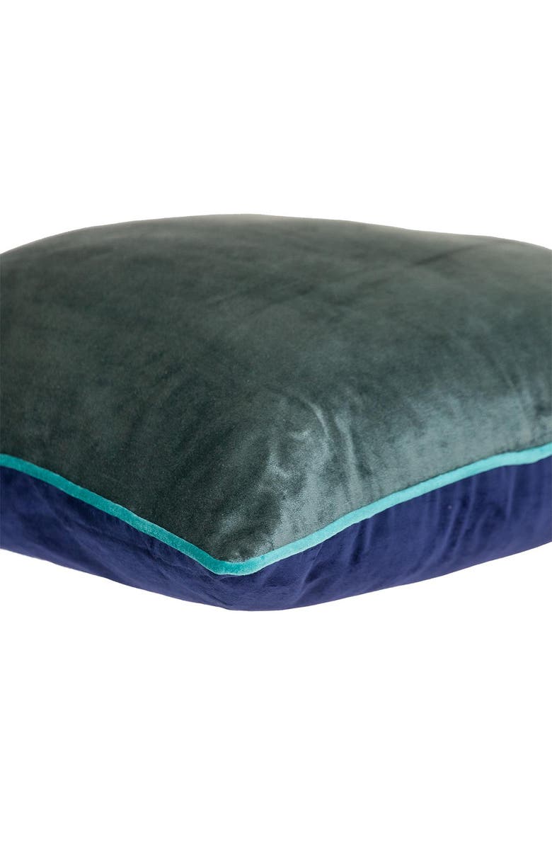 PARKLAND COLLECTION Khole Transitional Blue Throw Pillow, Alternate, color, Blue