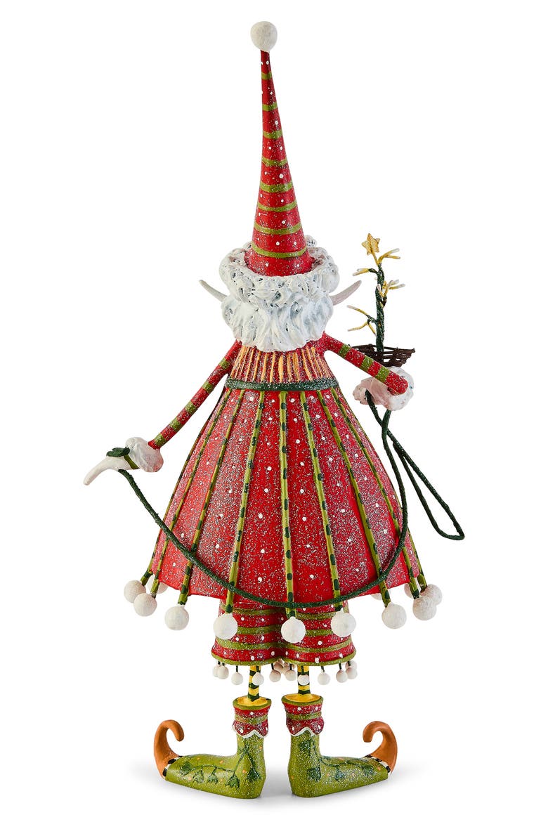Dash Away Santa Christmas Figurine, Alternate, color, RED