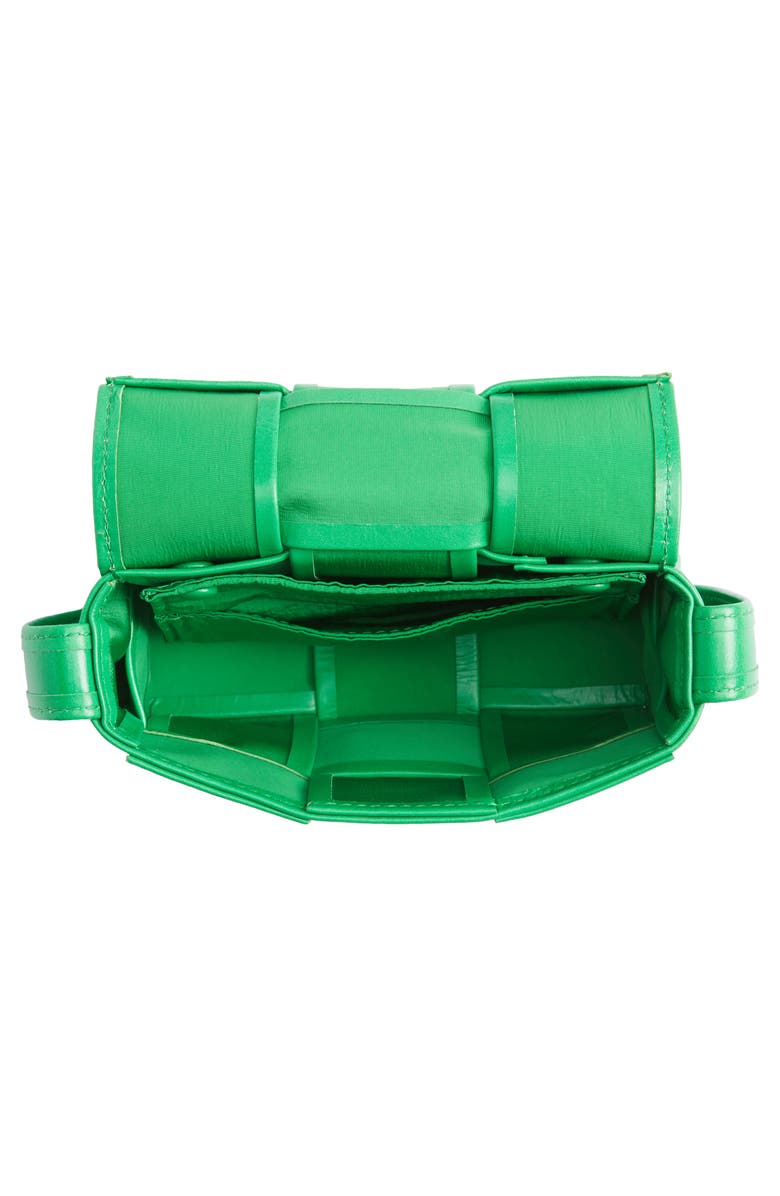 Bottega Veneta Mini Intrecciato Leather Crossbody Bag, Alternate, color, Parakeet