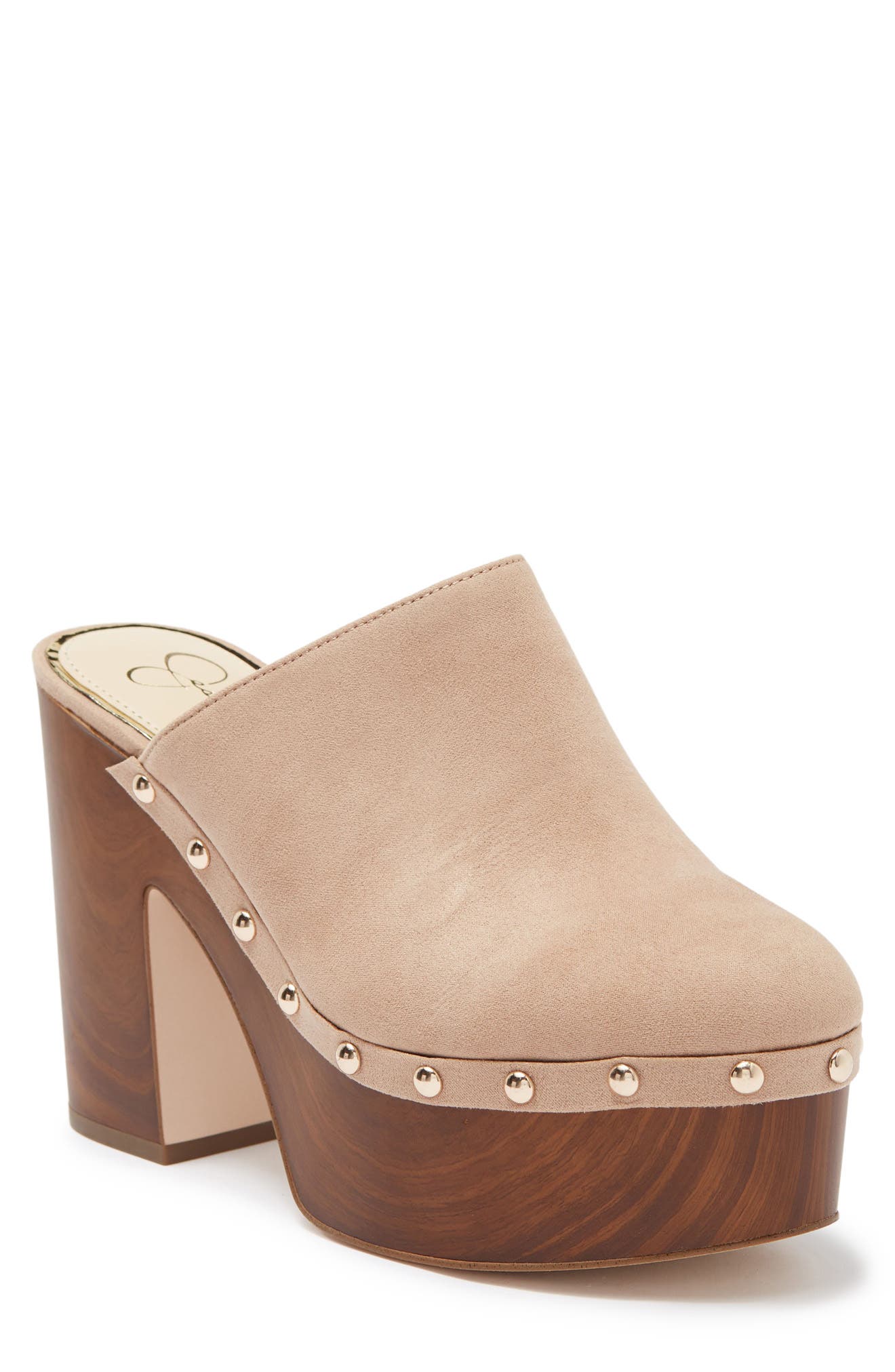 Dalila Platform Clog, Main, color, CHAYA BEIGE SUPREME MICROSUEDE