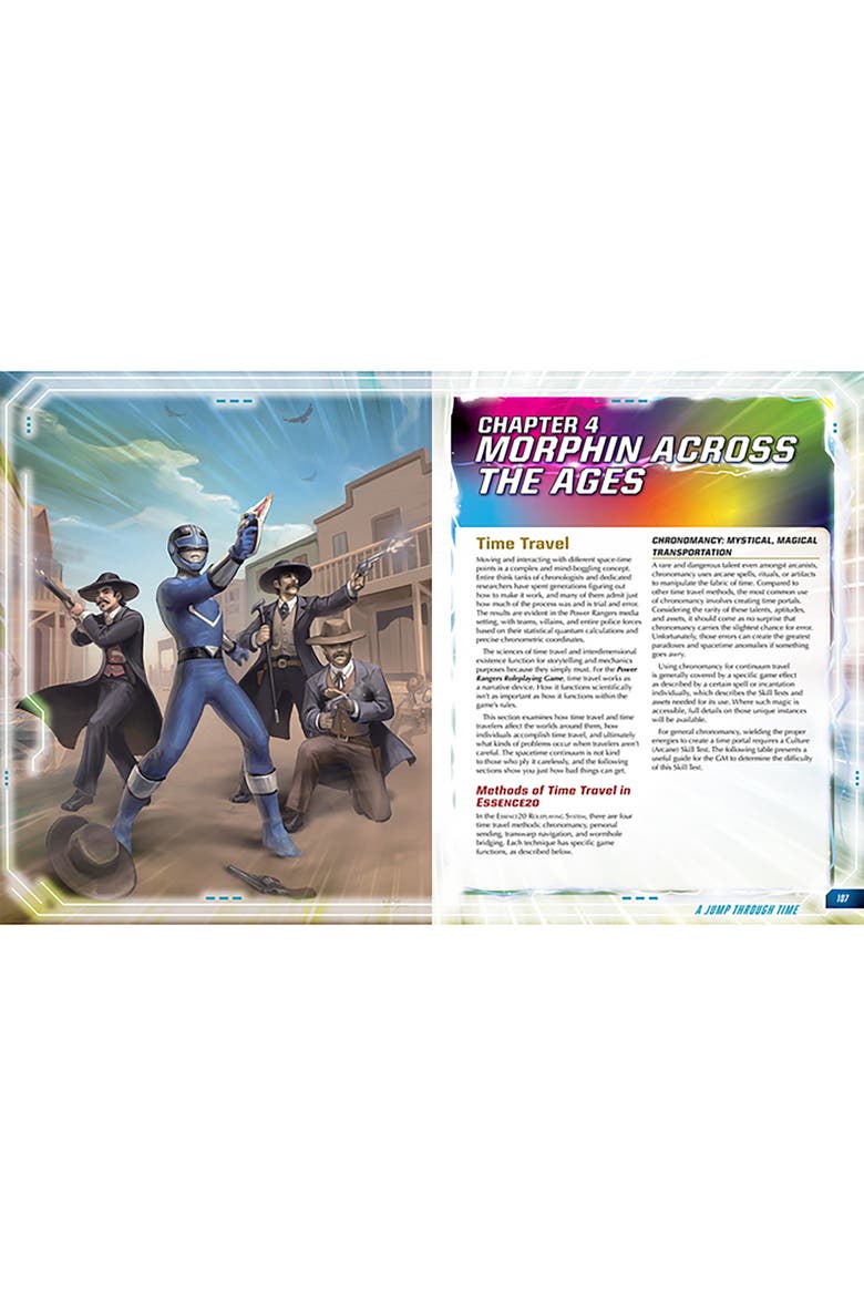 Power Rangers Roleplaying Hardcover Rpg Book, Alternate, color, Multicolored