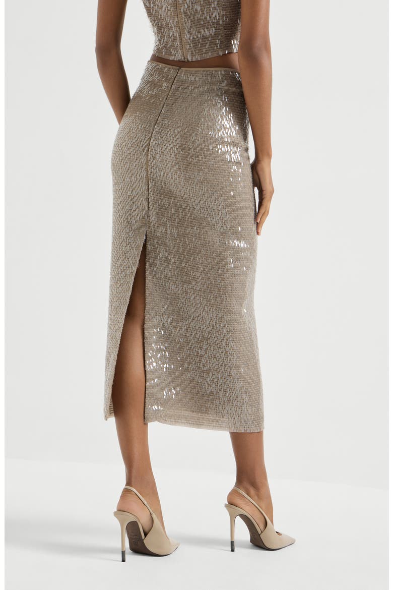 Dazzling Embroidery skirt, Alternate, color, Rope