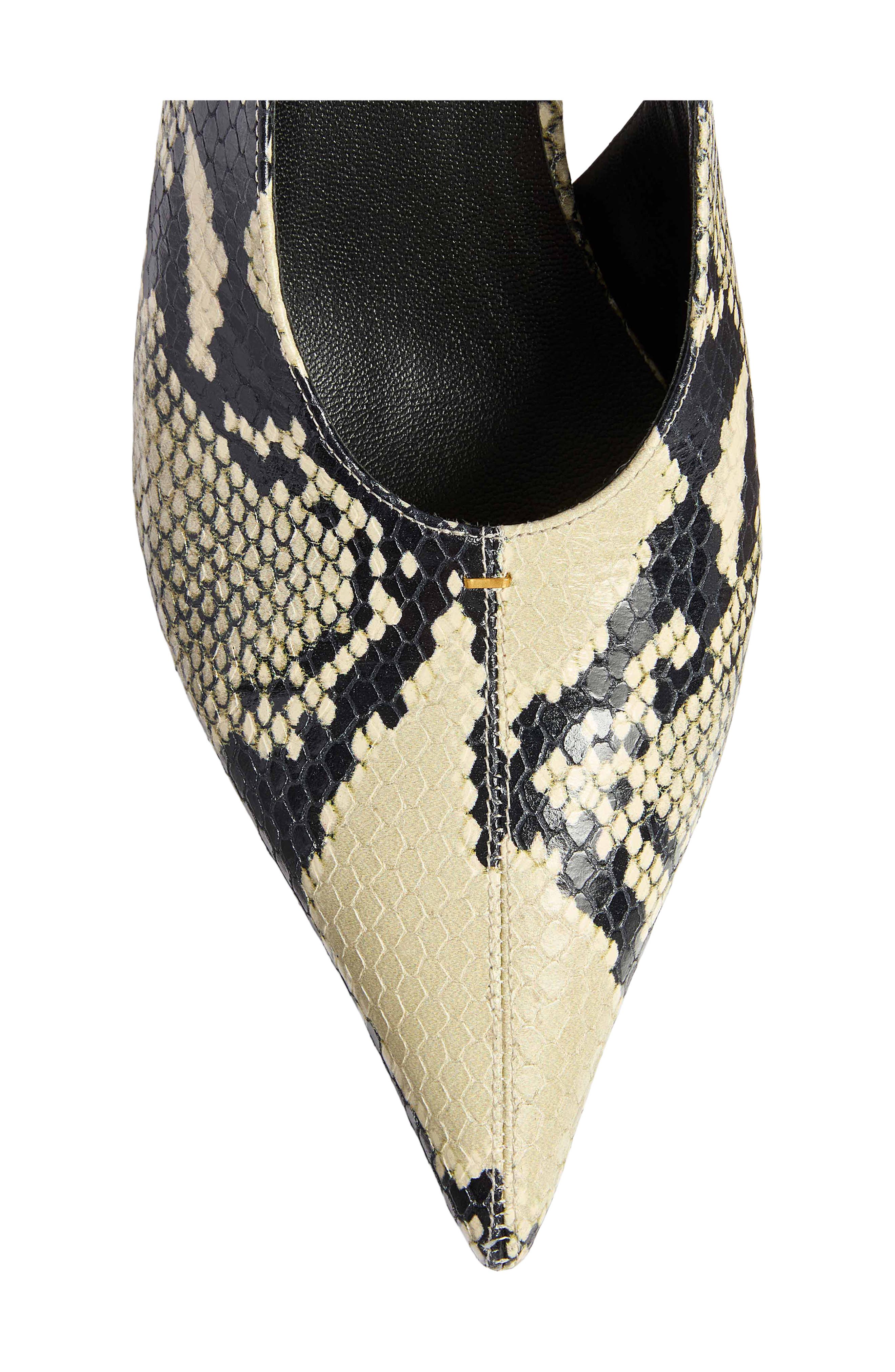 Khaite Bella Kitten Heel Slingback Pump, Alternate, color, Natural