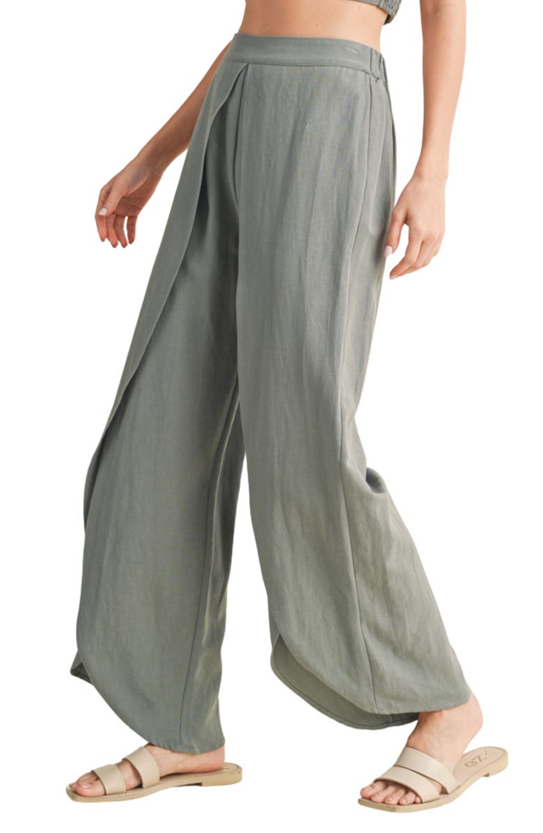 WISHLIST Tulip Leg Pants, Alternate, color, G. Mint