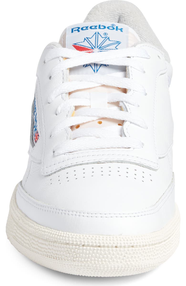 Reebok Club C 85 Vintage Sneaker, Alternate, color, White/ Chalk/ Vector Blue
