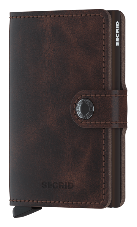 Secrid Miniwallet Vintage In Brown