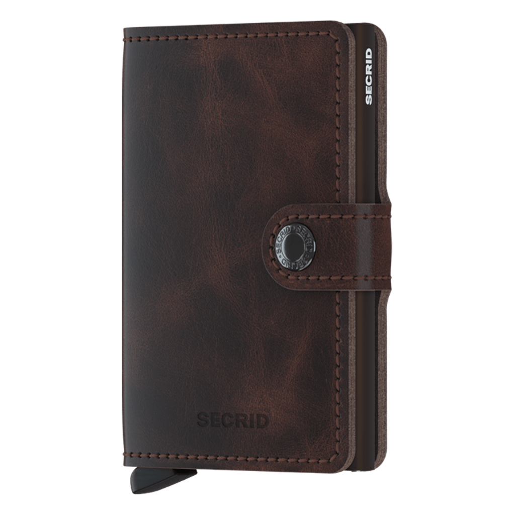 Secrid Miniwallet Vintage In Brown