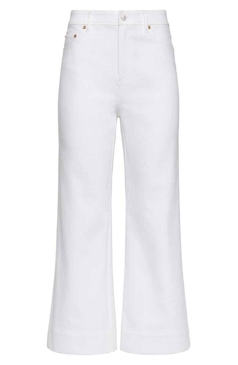 Cinq à Sept Joey Ankle Wide Leg Jeans, Alternate, color, White