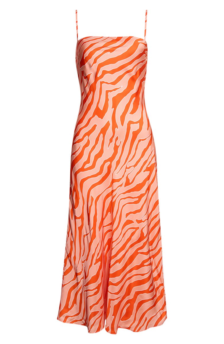 Toccin Lou Lou Zebra Print Slipdress, Alternate, color,