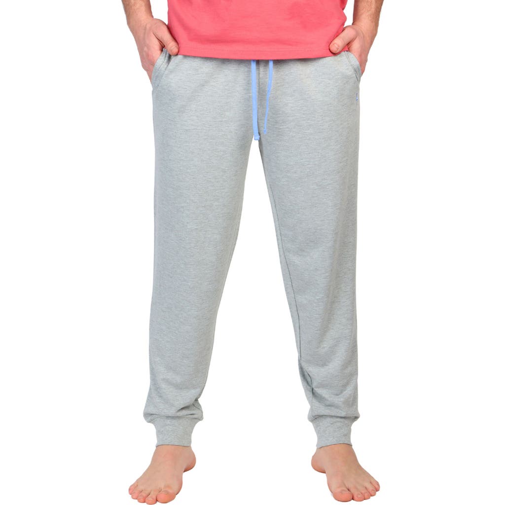 Tailorbyrd French Terry Lounge Joggers In Grey Heather