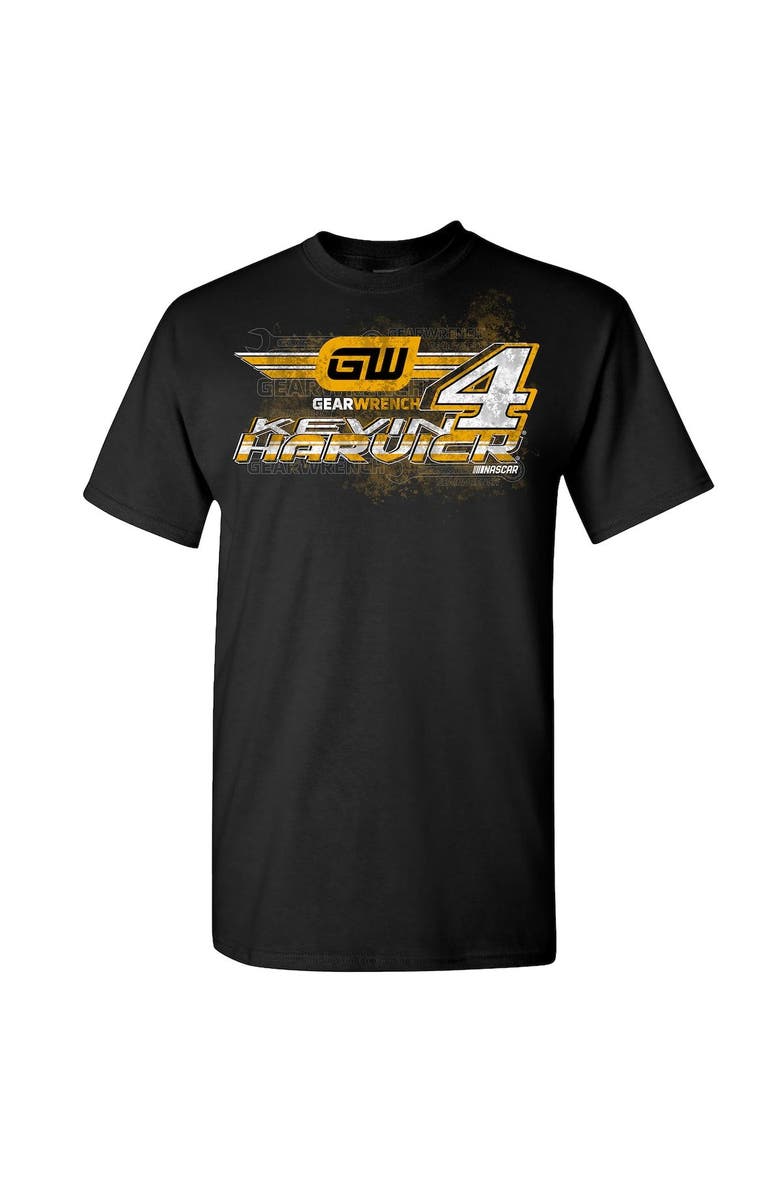 STEWART-HAAS RACING Men's Stewart-Haas Racing Team Collection Black Kevin Harvick Car T-Shirt, Alternate, color, 