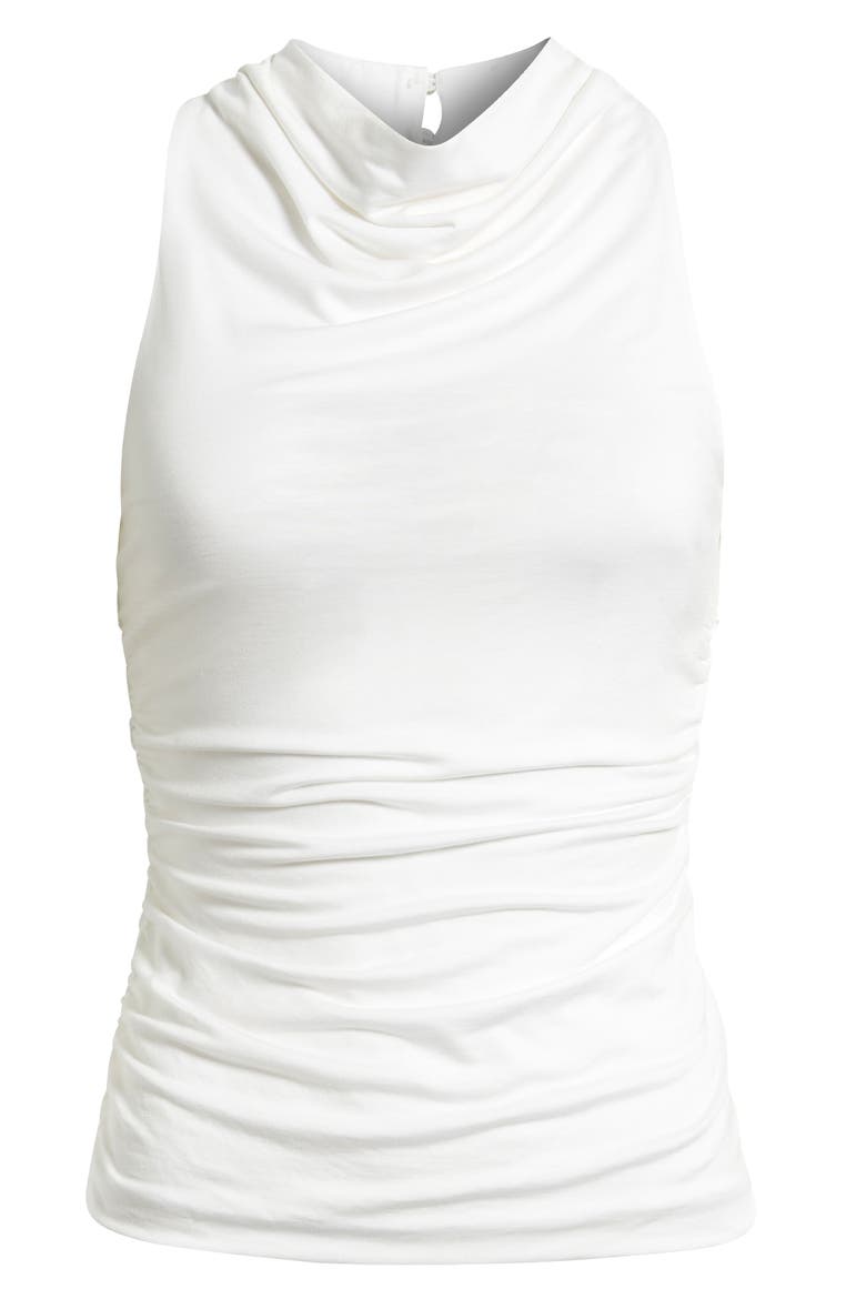 Gibson Ruched Cowl Neck Top, Alternate, color, SUMMER WHITE