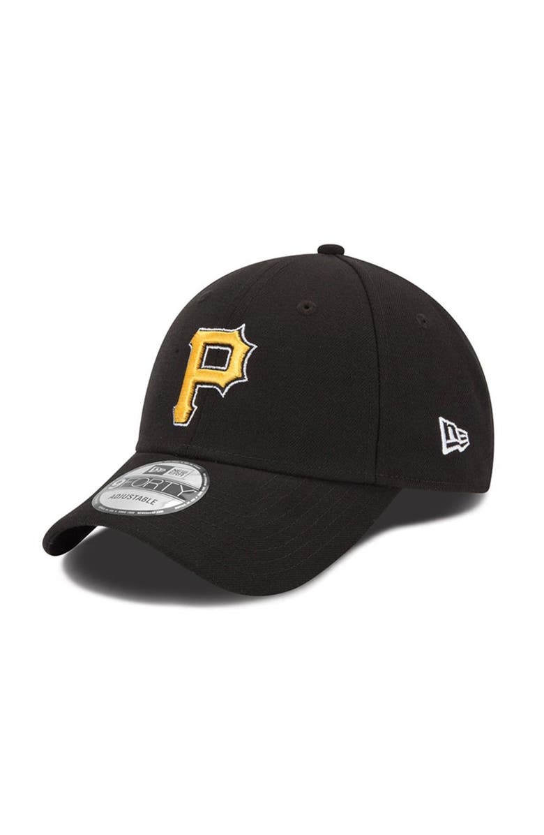 New Era Men's New Era Black Pittsburgh Pirates The League 9FORTY Adjustable Hat, Main, color,