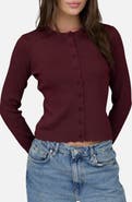 Blu Pepper Scallop Trim Cardigan