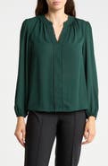 Gemma + Jane Pom Trim V Neck Blouse