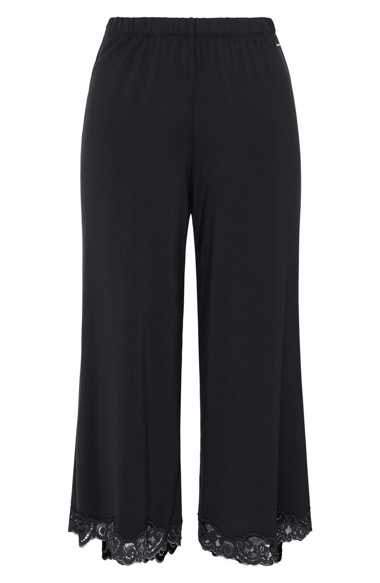 SAVAGE X FENTY Swirly Girly Pajama Pants, Alternate, color, Black Caviar