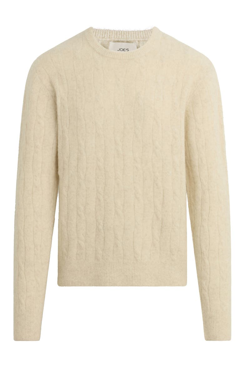 Cable Pullover Sweater, Alternate, color, WINTER SAND