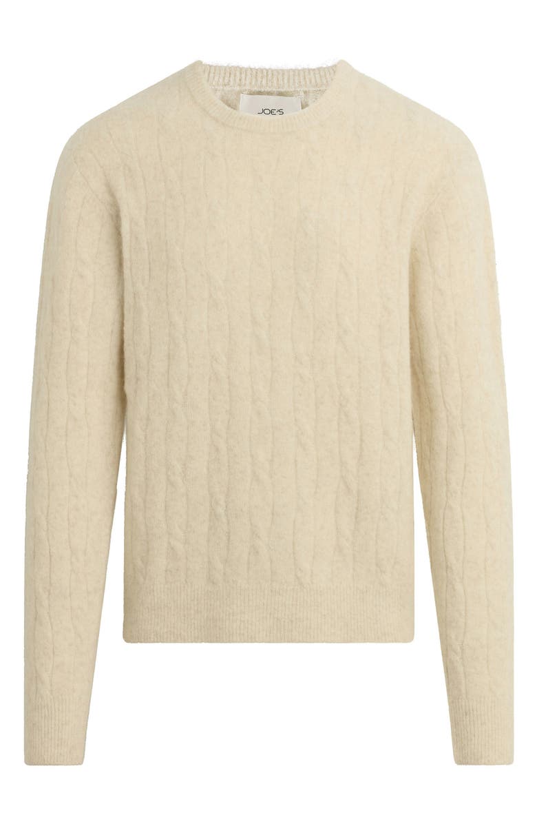 Joe's Cable Pullover Sweater, Alternate, color, Winter Sand