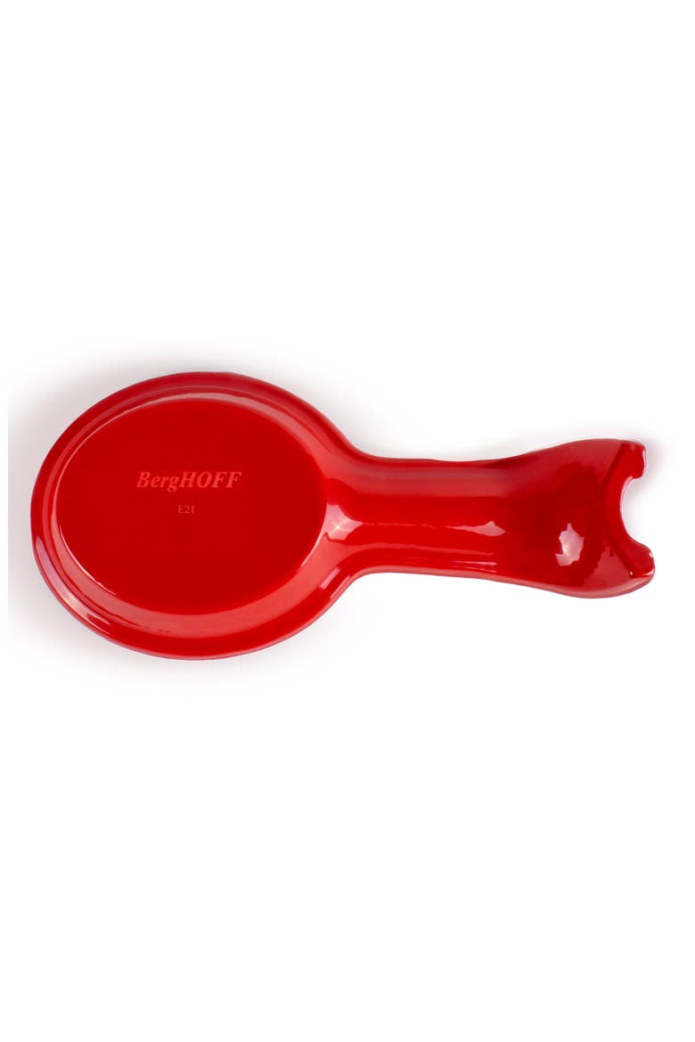 Cast Iron Spoon Rest - Red, Alternate, color, RED