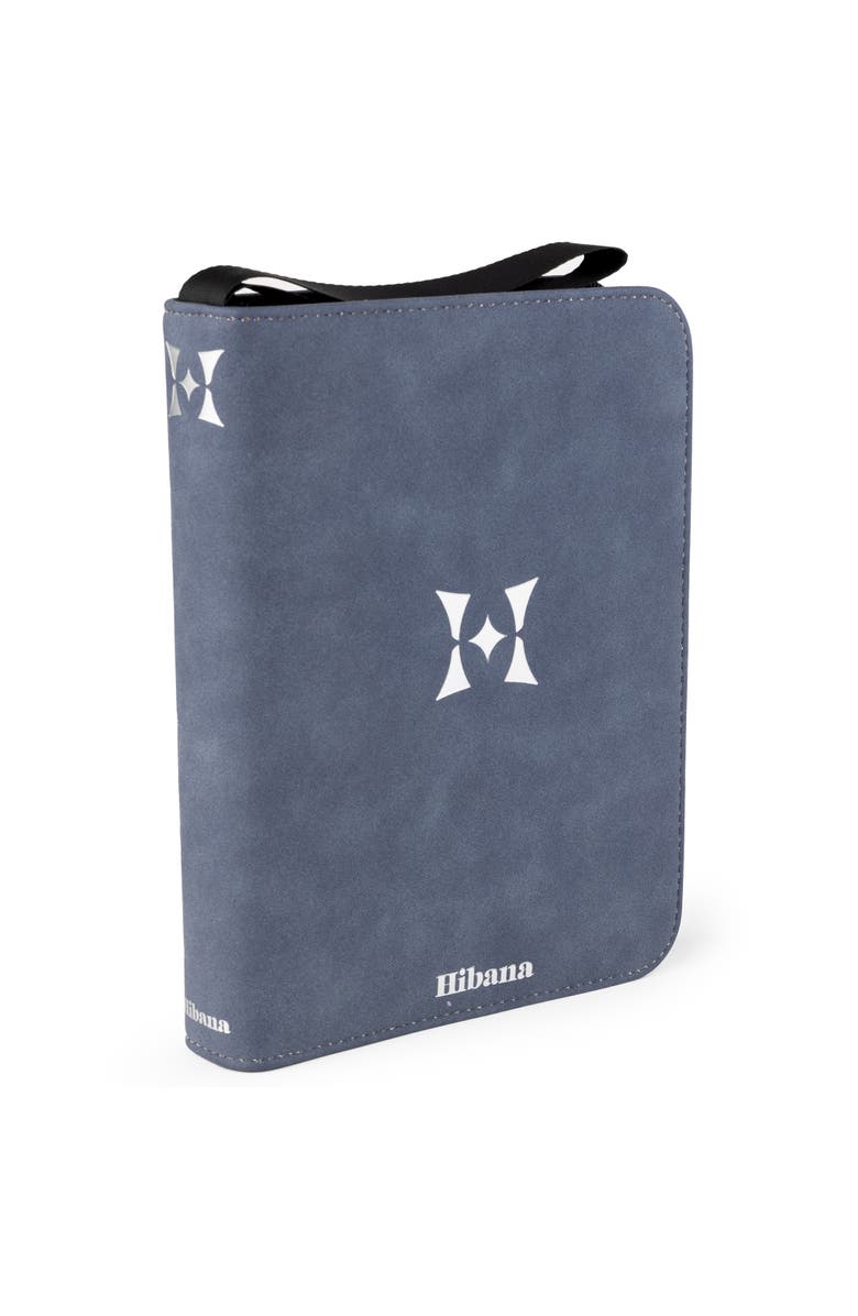 Hibana Jewelry Storage Travel Edition Steel Blue Zipper Binder,For 20Pcs, Main, color, 