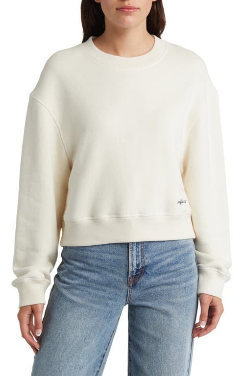 Cotton Blend French Terry Sweatshirt