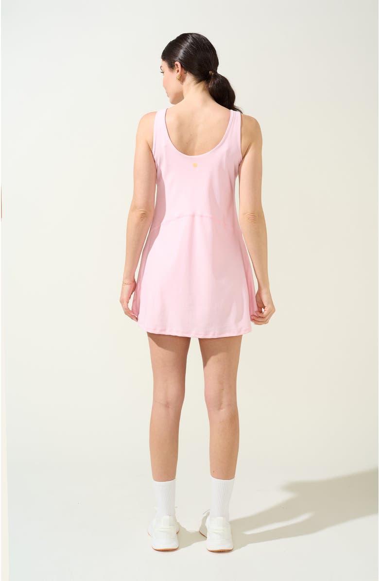 Bobbe Active Breakpoint A-Line Tennis Dress, Alternate, color, Light Pink