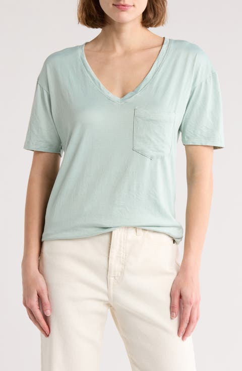 V-Neck Pocket T-Shirt